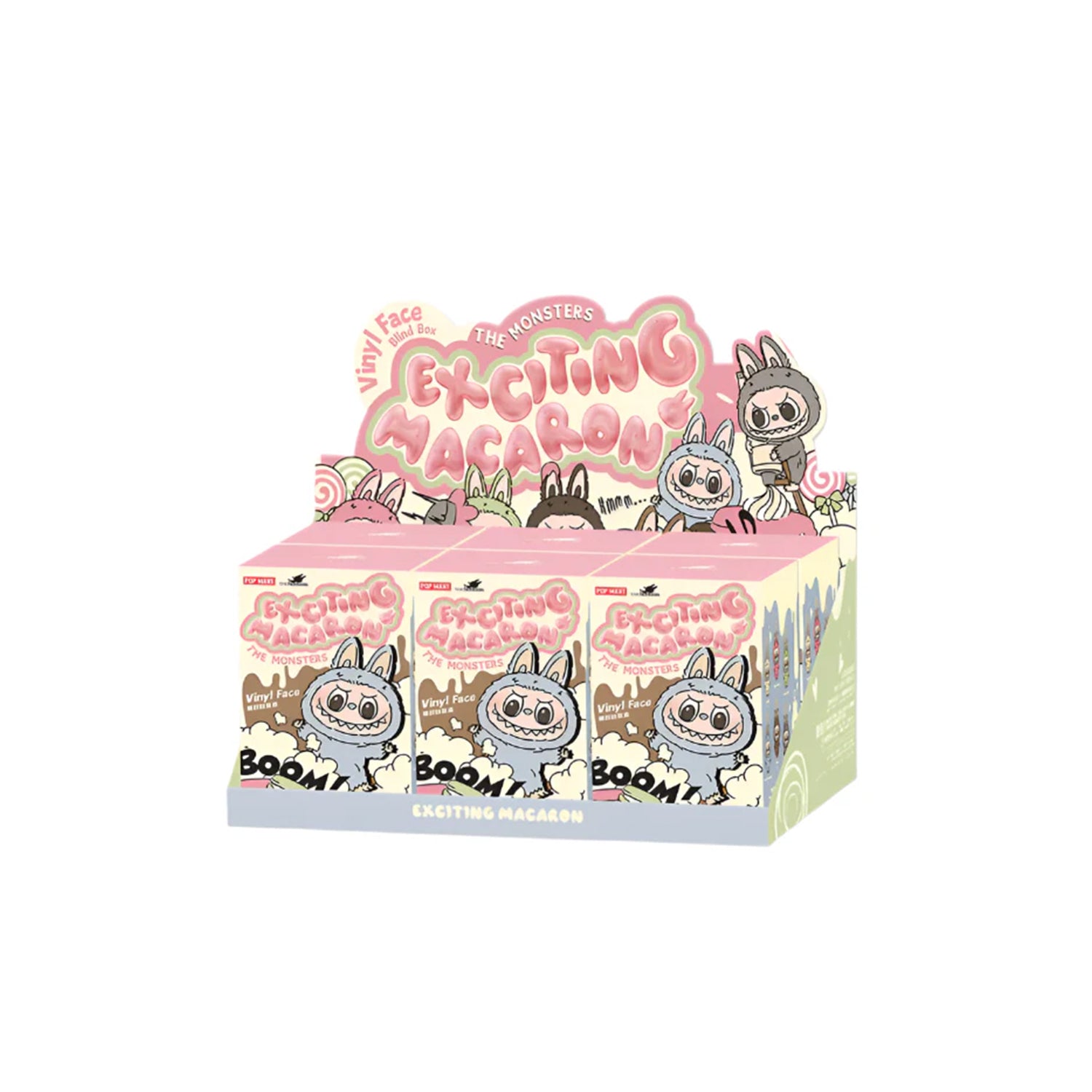 Popmart Labubu The Monsters: Exciting Macaron Blindbox Whole