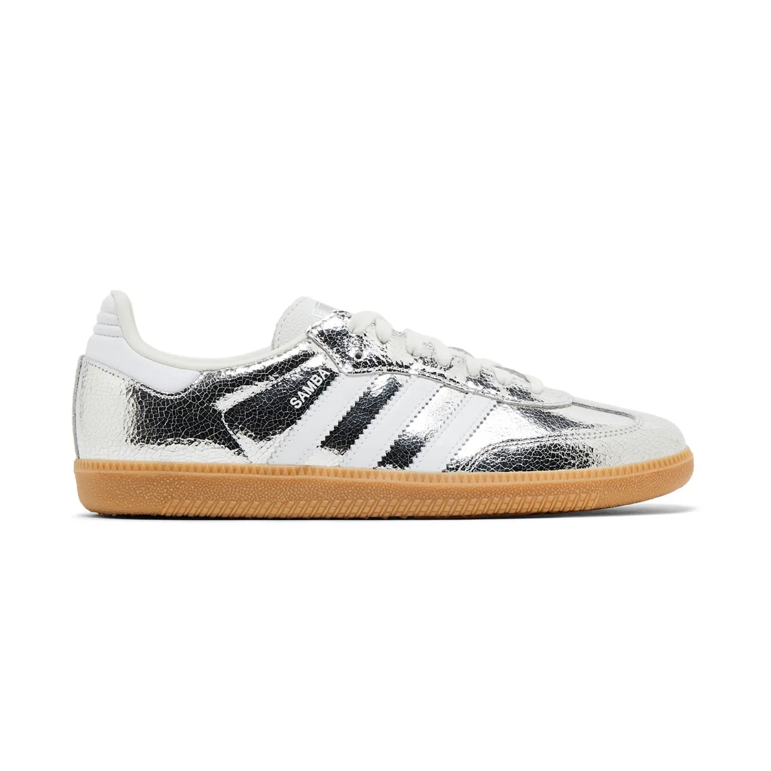Adidas Wmns Samba OG 'Silver Metallic Cracked Leather'